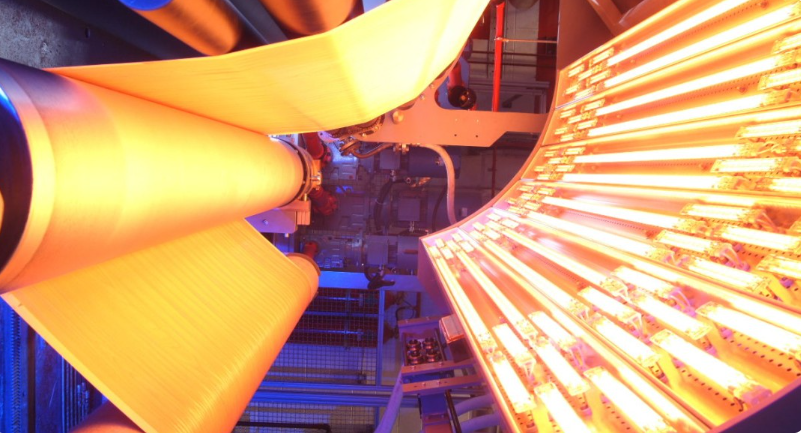 Certified IR lamp textile
