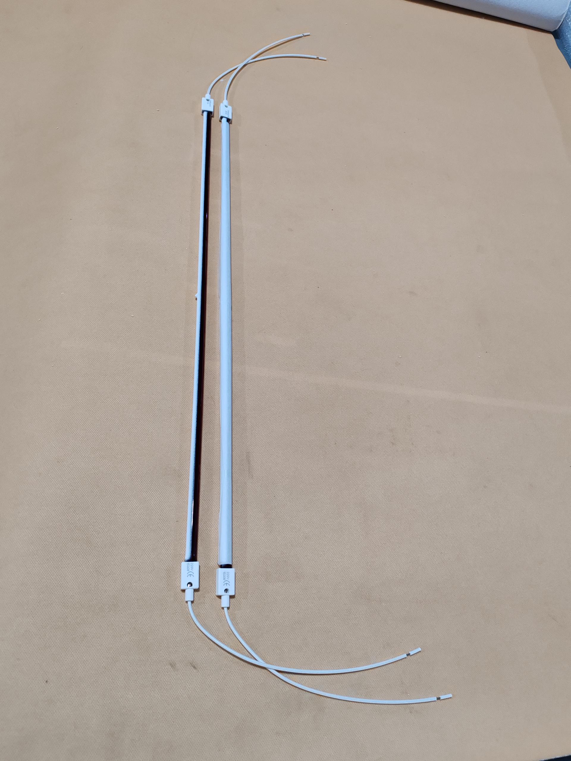 Infrared halogen heating element 400mm 1800w