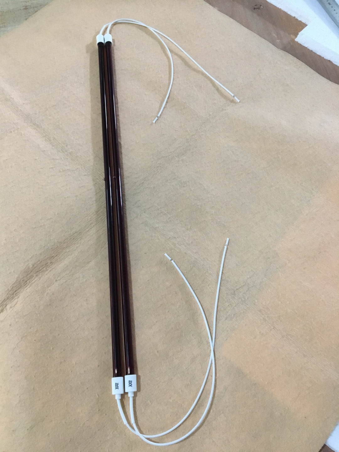 quartz halogen lamp socket infrared quartz heating elements