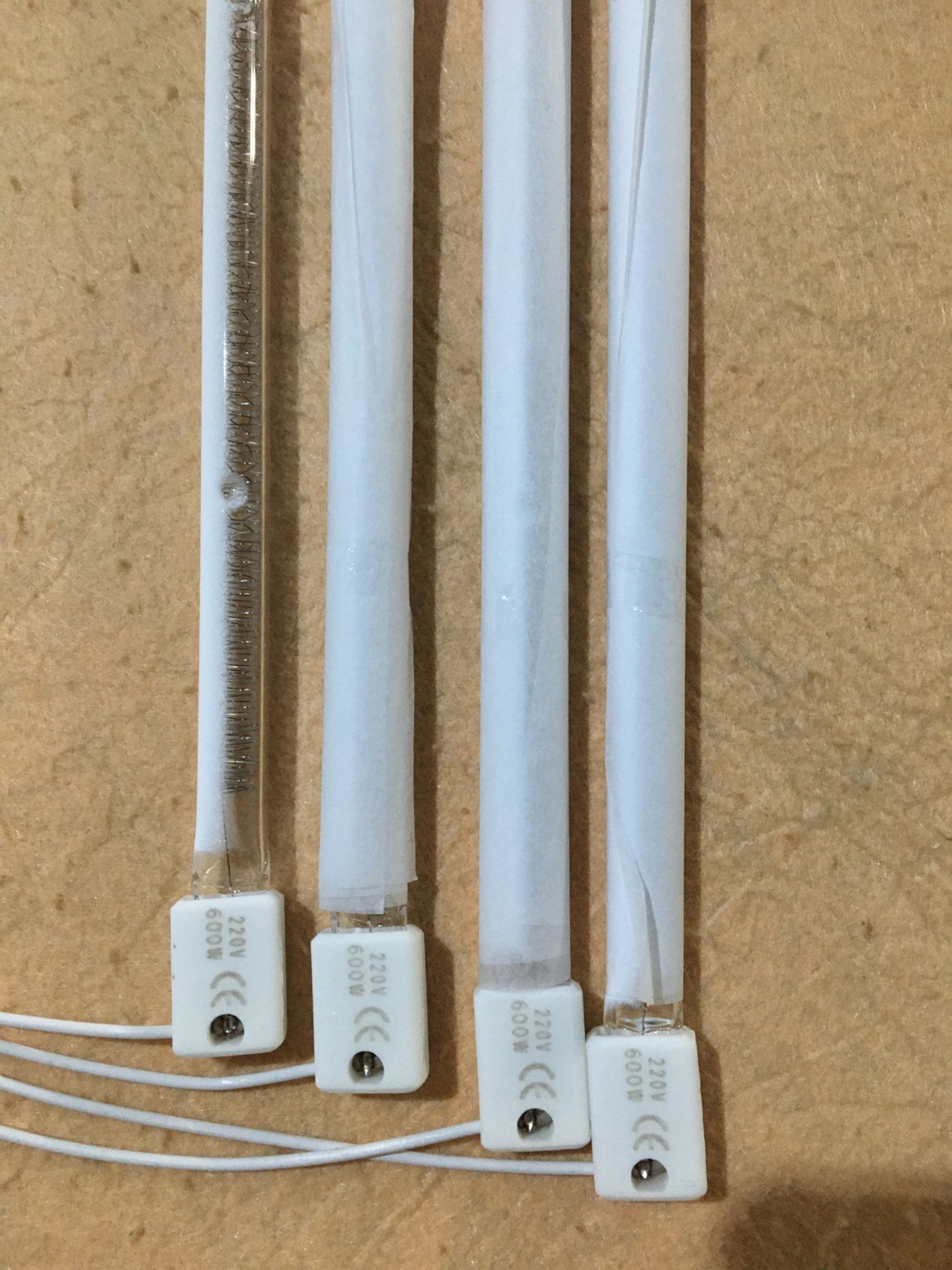 infrared heating tube ir tungsten halogen lamp 700mm 220v 1500w