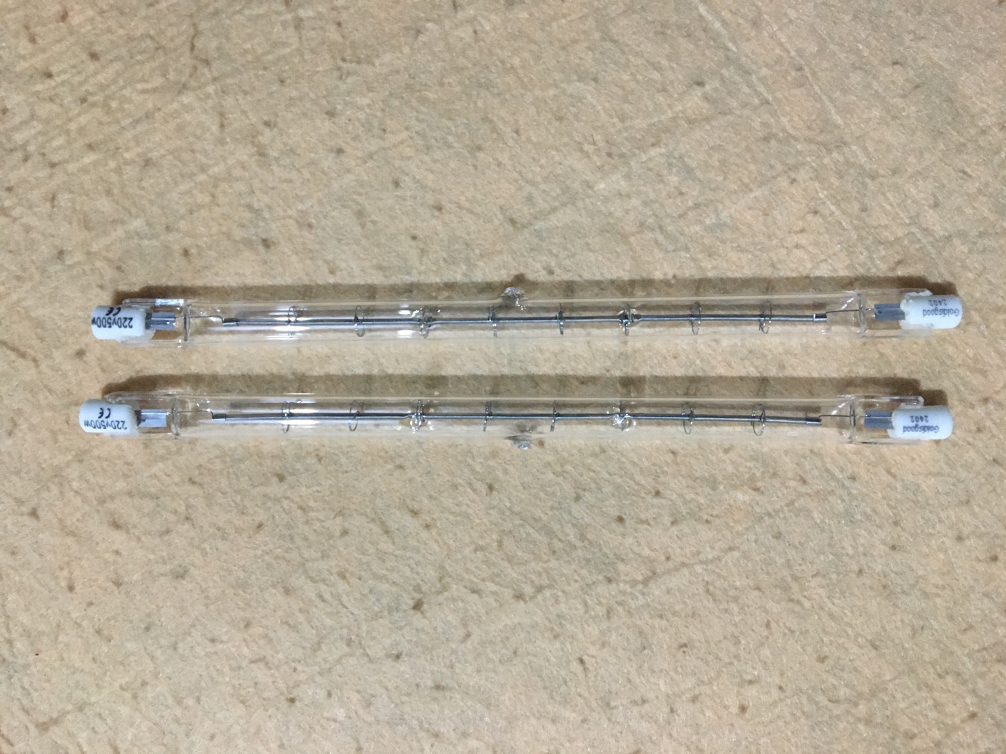 halogen heating lamp 600w tube