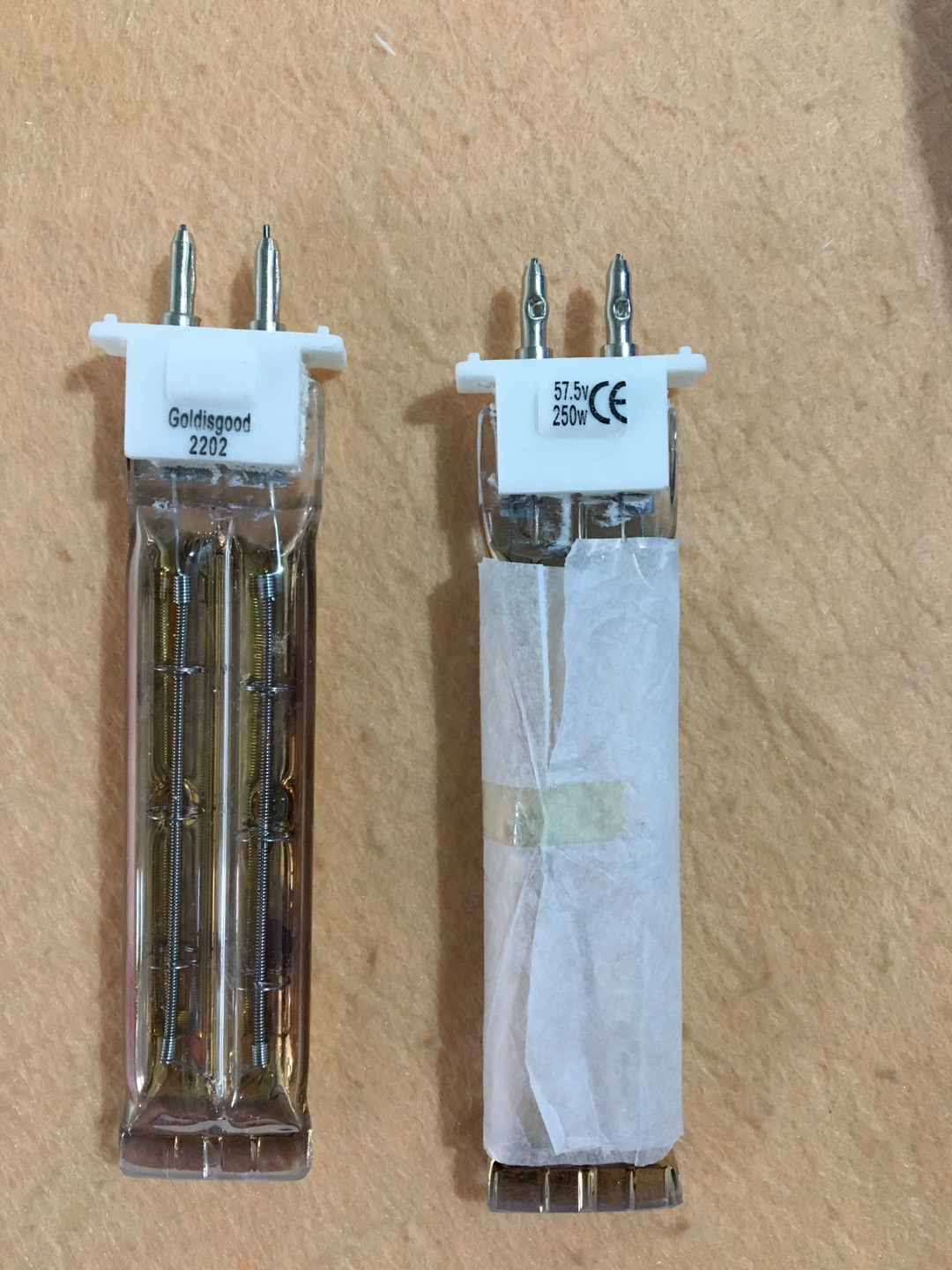 1080mm 230v 2000w Halogen Heater Replacement Bulbs