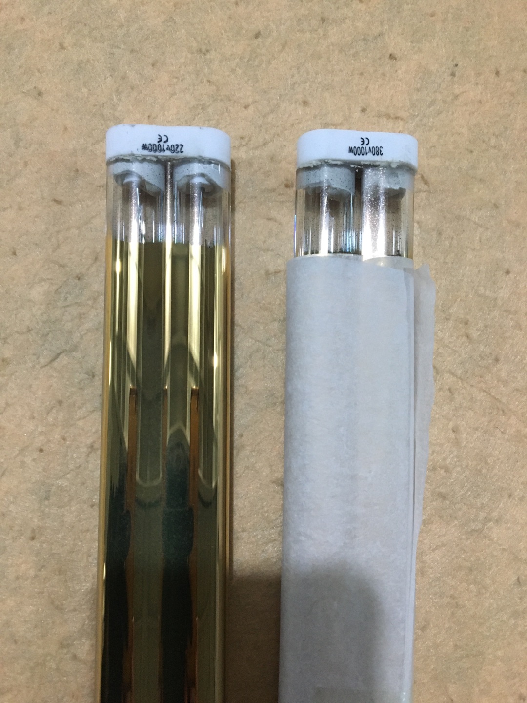 Quartz Halogen Infrared Lamp 450mm 230v 500w for Injection Machines